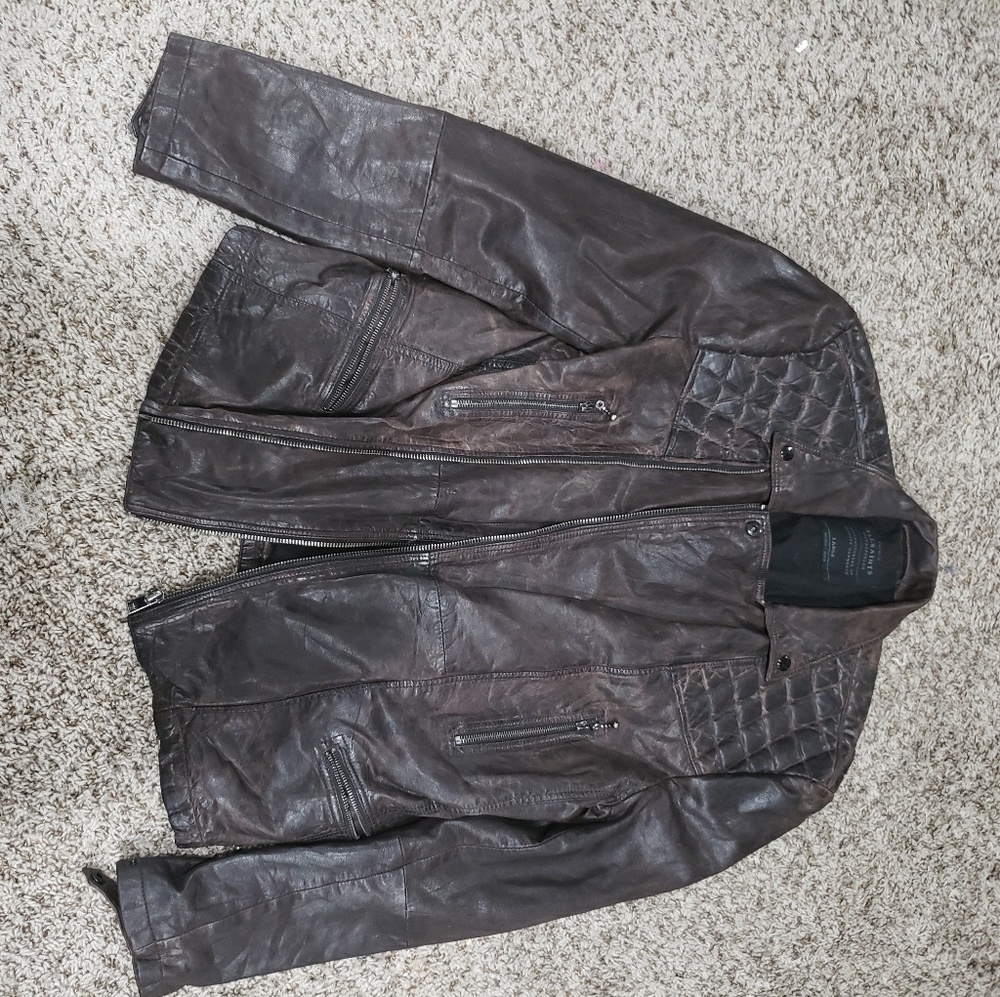 All Saints leather jacket